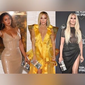 Cash rhinestone clutch